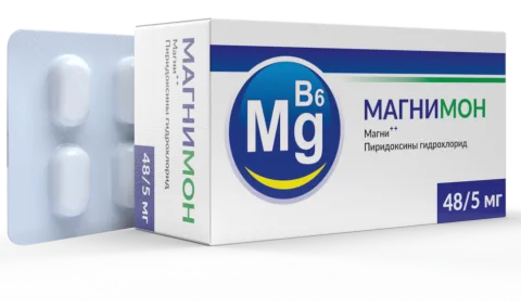 Магнимон 48/5мг №50 - /Магни В6 Magnimon/