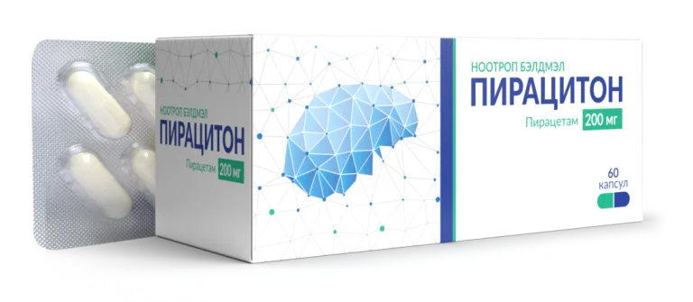 Пирацитон 200мг №60 Капсул